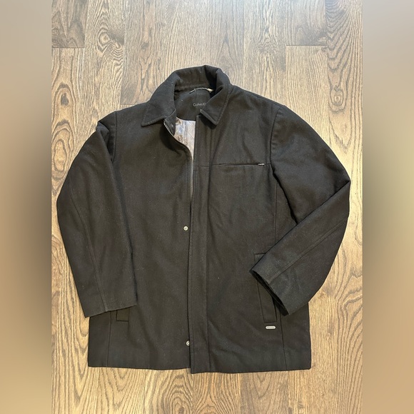 Calvin Klein Other - Calvin Klein Black Wool-Blend Jacket